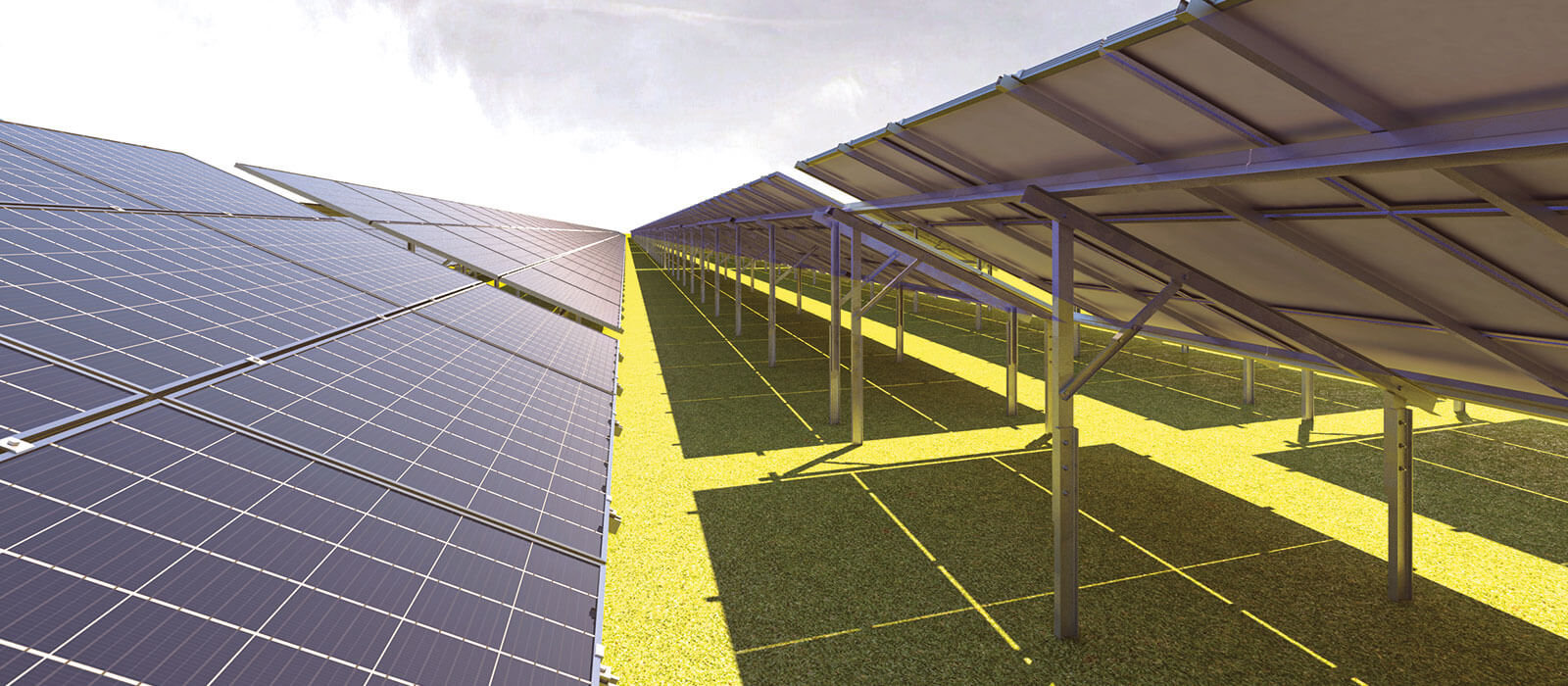 Strutture per impianti fotovoltaici a terra